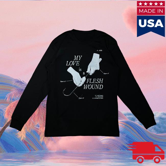 Ethel Cain Merch My Love Flesh Wound Long Sleeve Tee