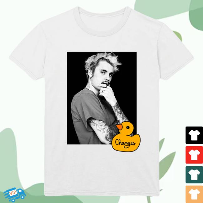 Official Justin Bieber Merch Store Shop Justin Bieber Changes Duck Photo Attractive Shirt JustinBieber Apparel Clothing