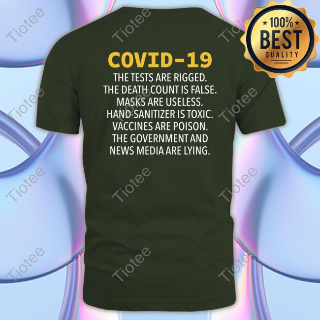 Covid 19 The Tests Are Rigged Long Sleeve Tee Shirt