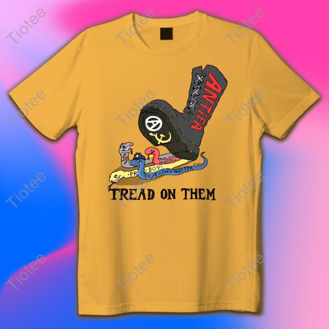 Tread On Them Antifa Maga Blue Lives Matter Shirt