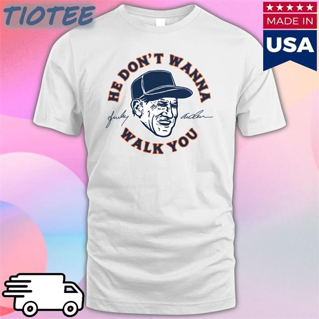 The Mitten State Store Sparky Anderson He Don't Wanna Walk You Hoodie