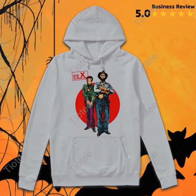 Scaring The Hoes Merch Rated X By An All-White Jury Black Caesar Sweatshirt