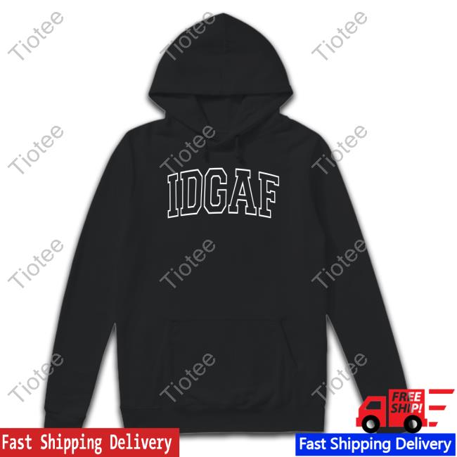 Sadie Crowell Idgaf Black Long Sleeve T Shirt