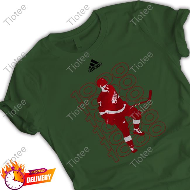 Official David Perron 1000Th Tee Shirt