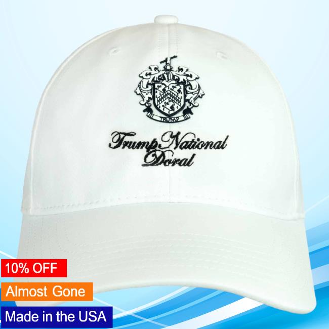 Official Donald Trump Merch Store Donald Trump National Doral Crest Cap Donald Trump Apparel Clothing Shop DonaldTrump