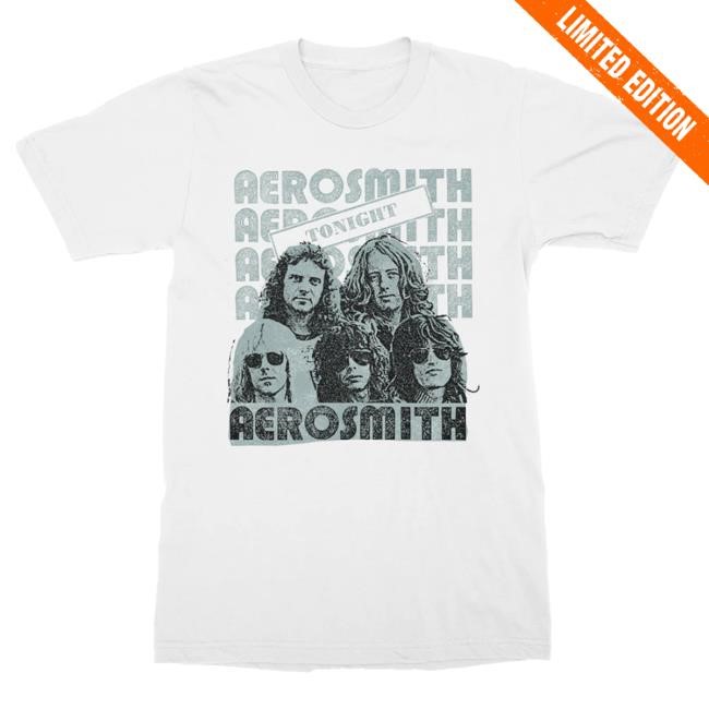 Official Aerosmith Merch Tonight New Shirt