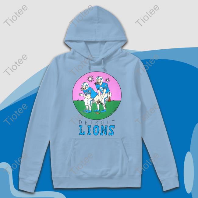 Eat To Survive Detroit Lions Long Sleeve Tee Shirt