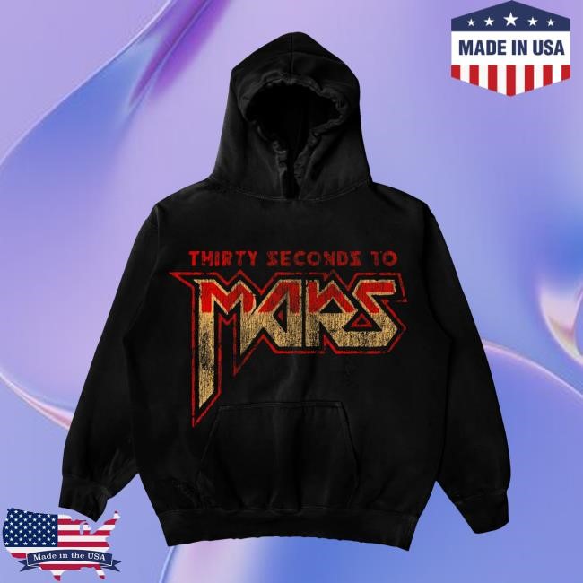 TSTFM Seasons Tour 2024 Vintage MARS Hoody Thirty Seconds To Mars Store Merch