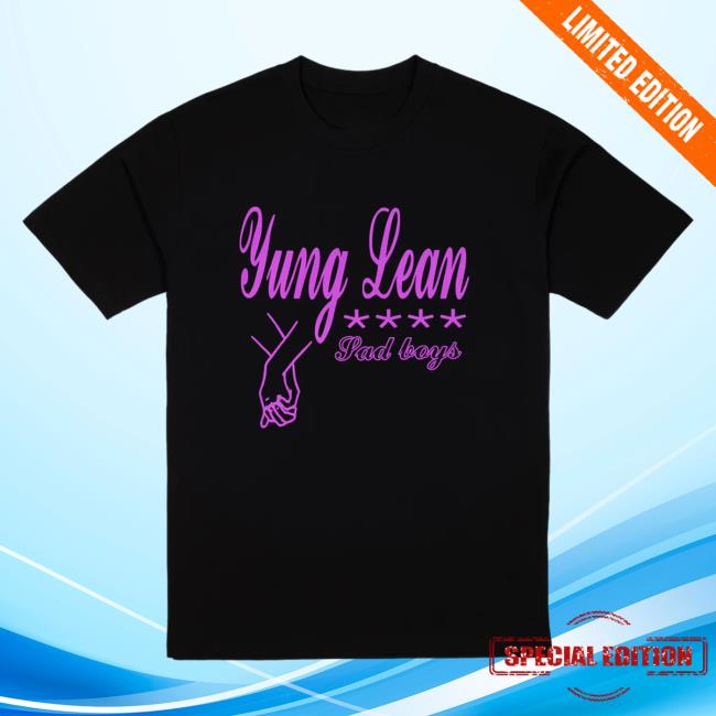 Official Year0001 Shop Year0001 Yung Lean / Hands Attractive Shirt / Black (UK TOUR 2022 EDITION)