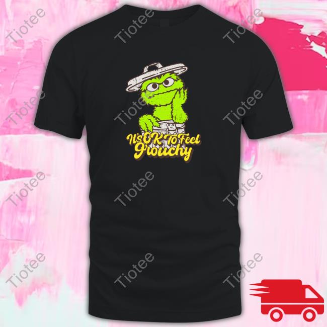Official Sesame Street Kids Oscar The Grouch Organic Shirt New