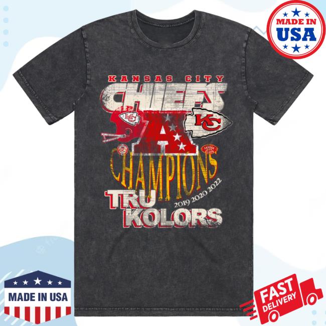 Official Tru Colors Clothing Apparel Tru Kolors X Chiefs Afc Archive Tshirt