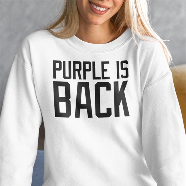 Purple Is Back Shirt Dahlelama