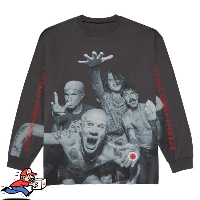 Official Red Hot Chili Peppers Kinetic Long Sleeve Tee Shirt