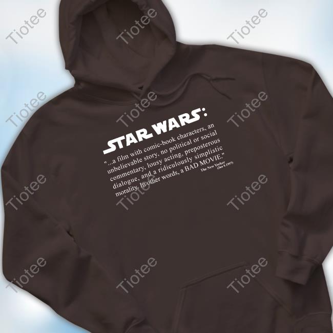 George Lucas The New Yorker's Bad Review Of Star Wars Tee Shirt Bad Review Of Star Wars Long Sleeve T Shirt