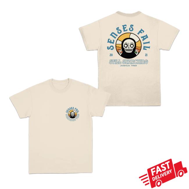 Senses Fail Merch Still Searching Natural Tee Shirt