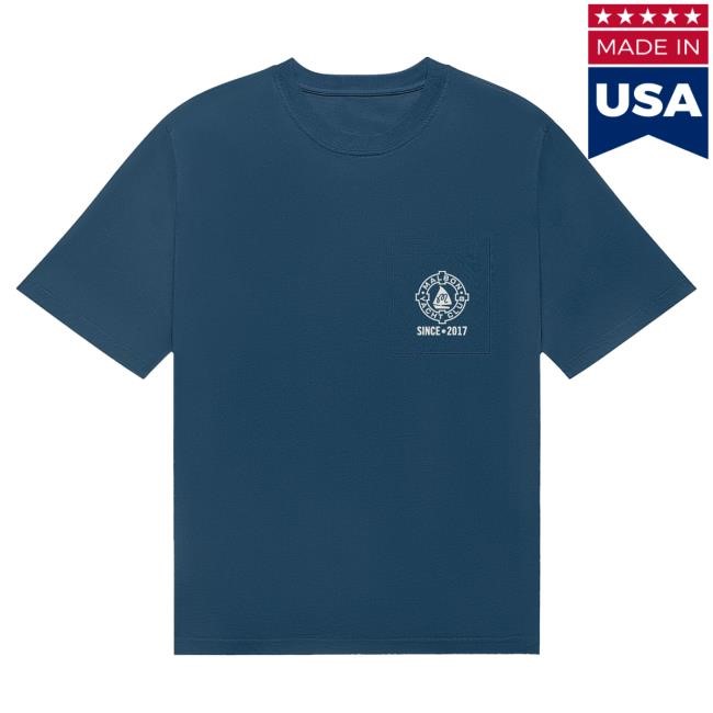Navy Vista Keel Graphic Malbon Golf