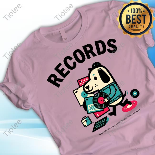 Records Dog Tee Records Dog 2023 Little Friends Feature Syndicate Sweatshirt