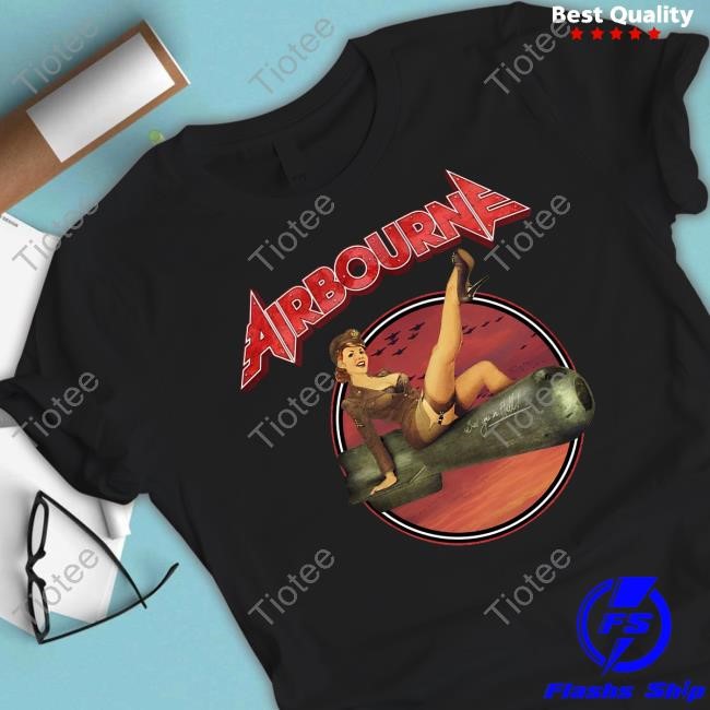 Airbourne Merch Bomb Girl Hoodie Sweatshirt