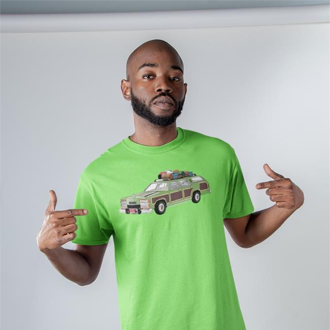 Super 70s Sports Store Antarctic Blue Super Sports Wagon Family Truckster Shirts