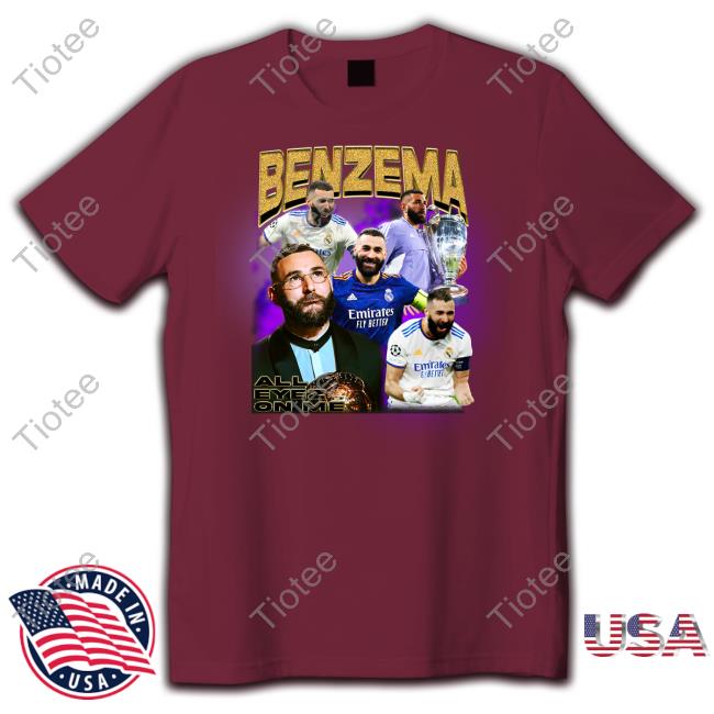 Karim Benzema Ballon D’Or Vintage T Shirts