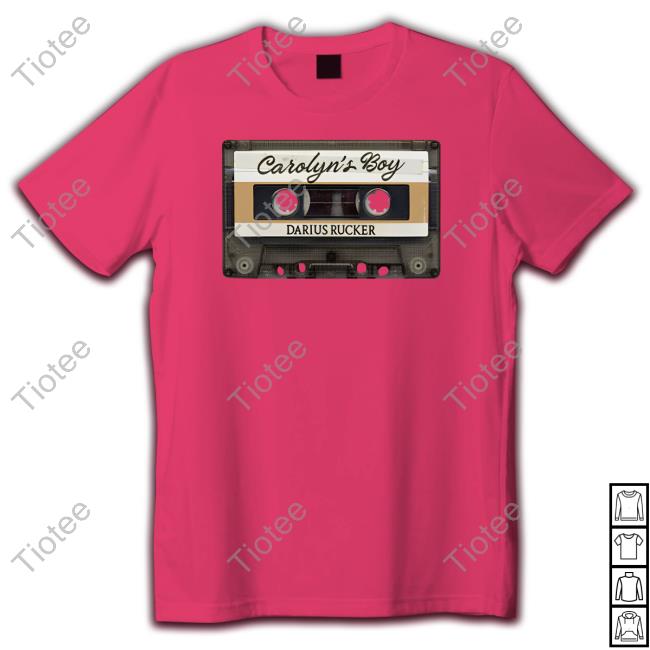 Official Darius Rucker Merch Carolyn's Boy Cassette Shirt
