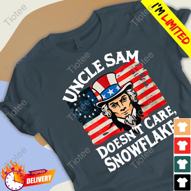Uncle Sam Doesn't Care Snowflakes T Shirts