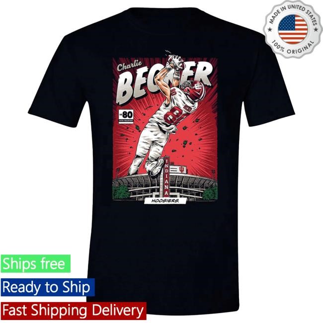 Charlie Becker Comic Shirt Indiana Hoosiers NCAA Basketball