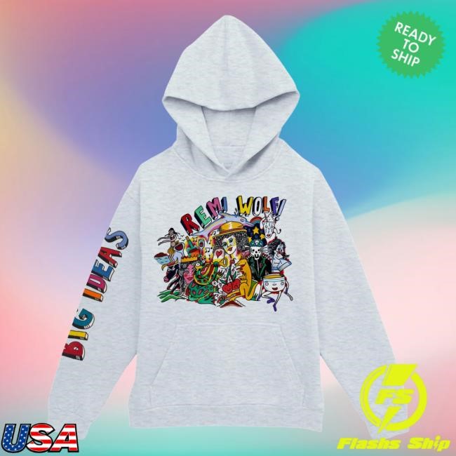 Remi Wolf Big Ideas Drawing Hoody – Remi Wolf Merch