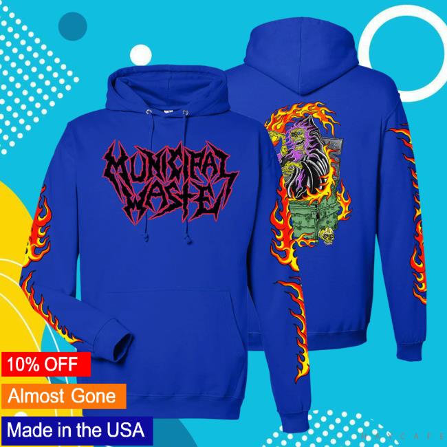 Official Jsr Direct Dumpster Fire Pullover Hooded Sweatshirt