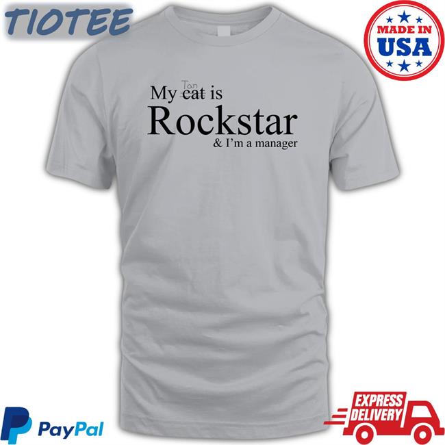 Taehyung My Tan Cat Is Rockstar And I'm A Manager Edition Limited Sweatshirt