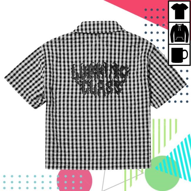 Official Lurking Class Thorn Women's Button Down Top Shirt - Black/White