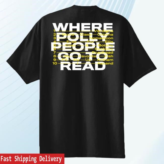 Gus Dapperton Where Polly People Go Black New Tee Gus Dapperton Merch Shop