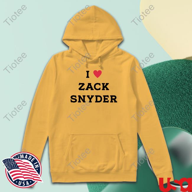 Original I Love Zack Snyder Tee Shirt