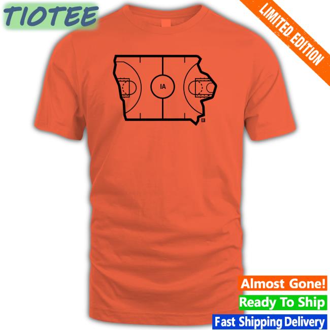 Iowa Outline Basketball Hoodie Raygun Site Store Iowa Outline Basketball Shirt