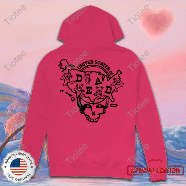 Official Grateful Dead Merch California United States Of Dead T-Shirt California United States Of Dead Tee