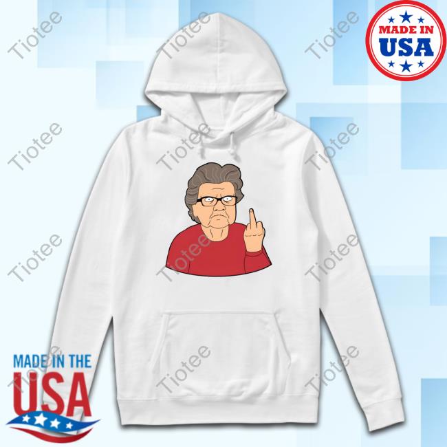 Angry Grandma Middle Finger Long Sleeve Tee Shirt