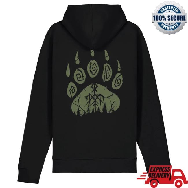 Official Indie Merch Store Wardruna "Bear Paw" Attractive Hoodie IndieMerchStore