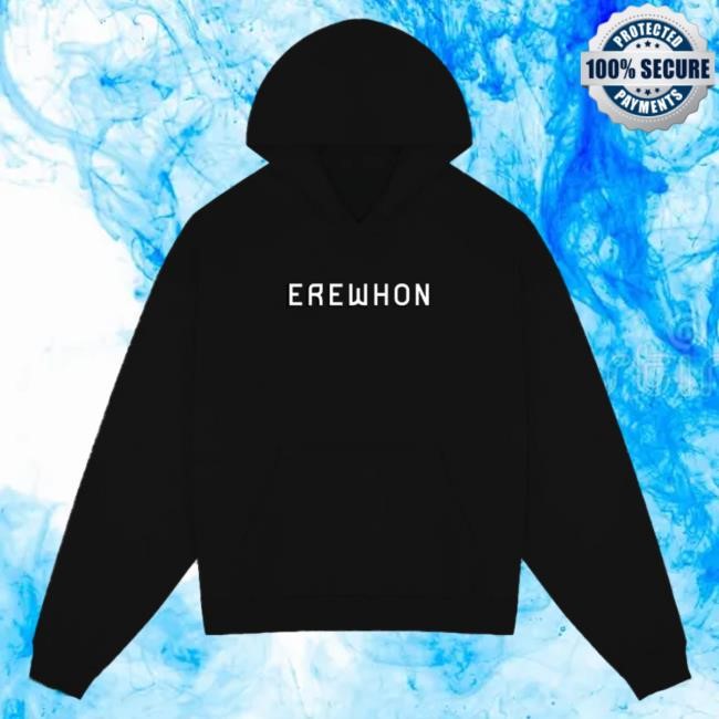 Official Erewhon Erewhon Hoodie Black Erewhon Market